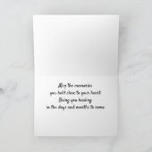 **VERLUST IHRES BRUDERS** BEILEID KARTE (Innenseite)