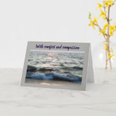 ***VERLUST IHRES VATERS*** KOMFORT/MITGEFÜHL KARTE (Gelbe Blume)