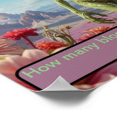 Verlust im Feld Blume Poster (Ecke)