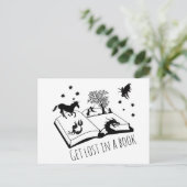 Verlust in einem Buch Postkarte (Stehend Vorderseite)