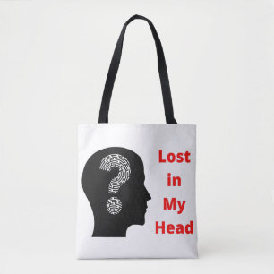 Verlust in meiner Head-Over-Print-Tasche, Schulter Tasche