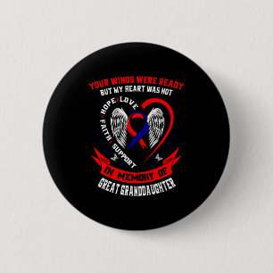 Verlust Urenkelin CHD-Bewusstseinsmonat Herz Button