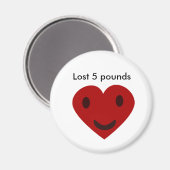 Verlust von 5 Pfund Magnet (Vorderseite/Rückseite)