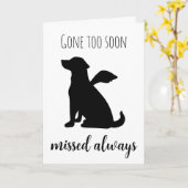 Verlust von Beileid-Karten für Haustiere Karte (Gelbe Blume)