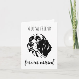 Verlust von Beileid-Karten für Haustiere Karte