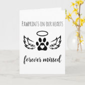 Verlust von Beileid-Karten für Haustiere Karte (Gelbe Blume)