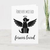 Verlust von Beileid-Karten für Haustiere Karte (Vorderseite)