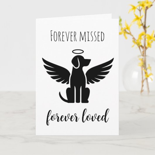 Verlust von Beileid-Karten für Haustiere Karte (Gelbe Blume)