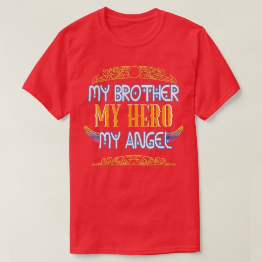 Verlust von Beileidsgeschenk an Bruder und Beileid T-Shirt (Design vorne)