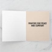 VERLUST VON CAT-BEILEID-KONDOLENZEN KARTE (Innenseite)