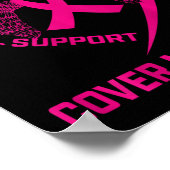 Verlust von Großtochter Brustkrebs Herzerkrankunge Poster (Ecke)