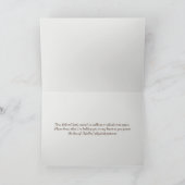 Verlust von Katzen Jules Verne Quote Custom Beilei Karte (Innenseite)