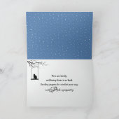 Verlust von Kitty Beileid Karte (Innenseite)