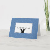 Verlust von Kitty Beileid Karte (Vorderseite)