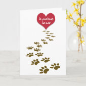 Verlust von Päppchen und Herz Karte (Gelbe Blume)