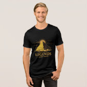 Vermächtnis Bleibt Ägypten-Pyramide-Shirt Tri-Blend Shirt (Vorderseite voll)