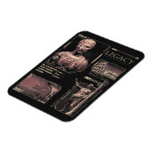 Vermächtnis - Brutalist Design Magnet (Linke Seite)