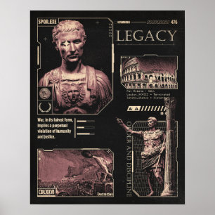 Vermächtnis - Brutalist Design Poster