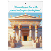 Vermächtnis der Pharaonen - 4D Anime Hieroglyphic Klemmbrett (Rückseite)