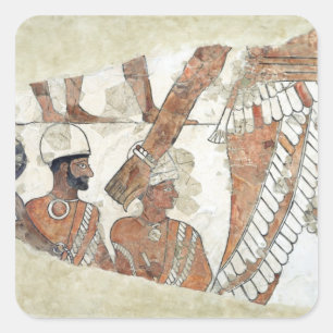 Vermächtnis des Königs durch die Göttin Ishtar Quadratischer Aufkleber