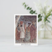 Vermächtnis des wahren Kreuzes von Piero Della Fra Postkarte (Stehend Vorderseite)