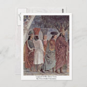 Vermächtnis des wahren Kreuzes von Piero Della Fra Postkarte (Vorne/Hinten)