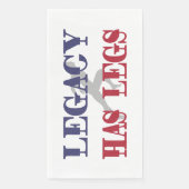 Vermächtnis hat Lege Serviette (Vorderseite)