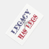 Vermächtnis hat Lege Serviette (Ecke)