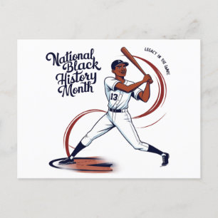 Vermächtnis im Spiel: Schwarze Geschichte feiern Postkarte