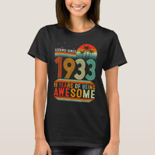 Vermächtnis seit 1933 89 Jahre Phantastisch 89. B T-Shirt