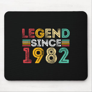 Vermächtnis seit 1982 Vintager Geburtstag Geboren  Mousepad