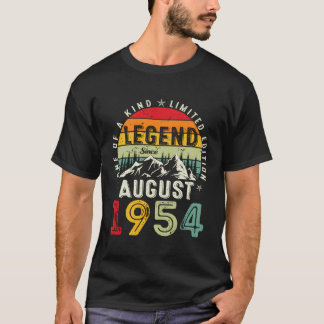 Vermächtnis seit August 1954 69Geburtstag gibt Män T-Shirt