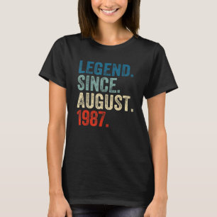 Vermächtnis seit August 1987 35 Jahre alt 35 Jahre T-Shirt
