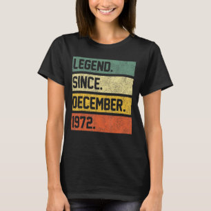 Vermächtnis seit Dezember 1972 50 Jahre alt 50. T-Shirt