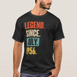 Vermächtnis seit Juli 1956 66 Jahre 66 Geburtstag T-Shirt