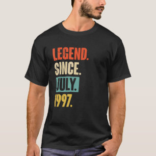 Vermächtnis seit Juli 1997 25 Jahre alt 25. Geburt T-Shirt