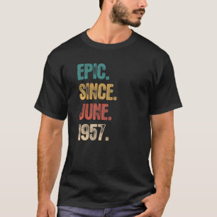 Vermächtnis seit Juni 1957 65 Jahre alt 65. Geburt T-Shirt