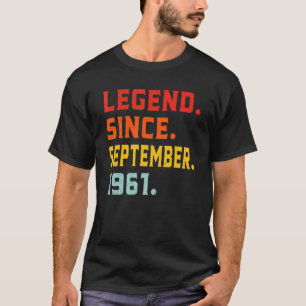 Vermächtnis seit September 1961 61 Jahre alt 61. T-Shirt