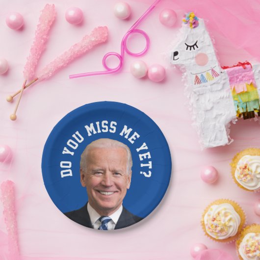 Vermagst du Joe Biden noch? Pappteller (Party)