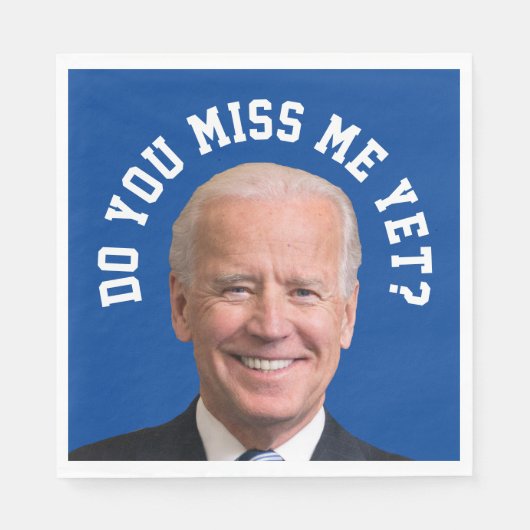 Vermagst du Joe Biden noch? Serviette (Vorderseite)