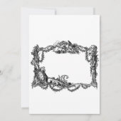 Vermählung – Einladung zur Hochzeit Bekanntgabe (Rückseite)