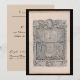 Vermählung – Gestaltbare Einladung zur Hochzeit