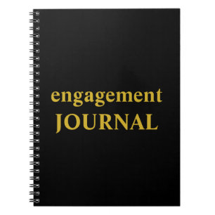 Vermählungsjournal und Erinnerungsbuch   Verlobung Notizblock