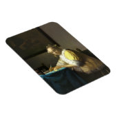Vermeer A Lady schreibt einen Brief Magnet (Rechte Seite)