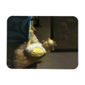 Vermeer A Lady schreibt einen Brief Magnet (Horizontal)