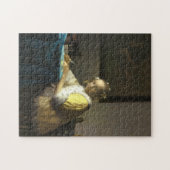 Vermeer A Lady schreibt einen Brief Puzzle (Horizontal)