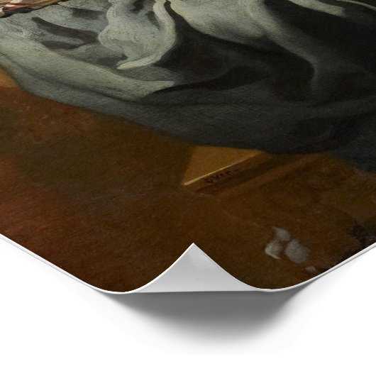 Vermeer - Christus im Haus von Martha und Maria 1 Poster (Ecke)