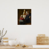 Vermeer - Christus im Haus von Martha und Maria 1 Poster (Küche)