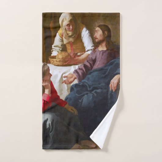 Vermeer - Christus im Haus von Martha und Maria Handtuch (Handtuch)