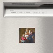 Vermeer - Christus im Haus von Martha und Maria Magnet (In Situ (Geschirrspüler))